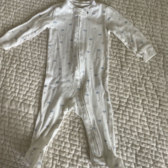 LOT OF 5 BABY BOY SIZE 6 MONTHS LONG SLEEVE FOOTIE PJ'S - Picture 6 of 6